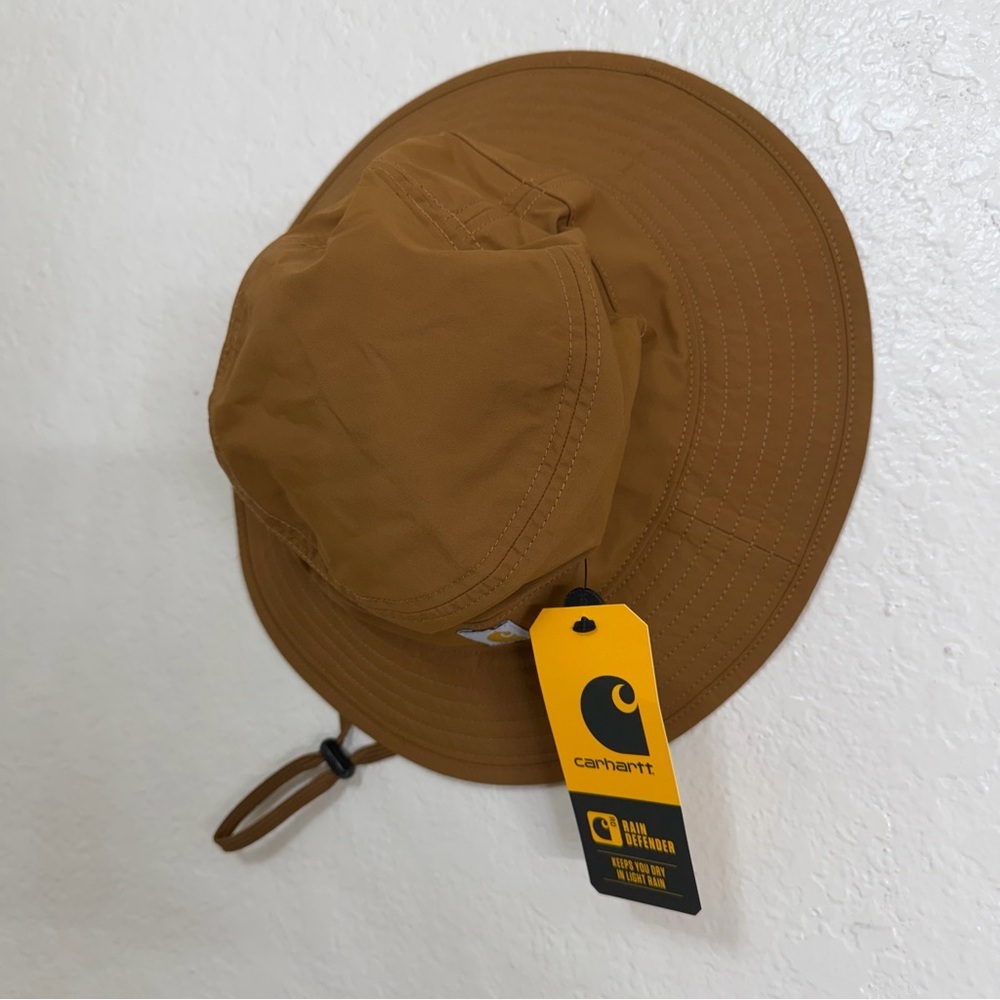 New Carhartt Women's Rain Defender Lightweight Bucket Hat small medium - Picture 5 of 7